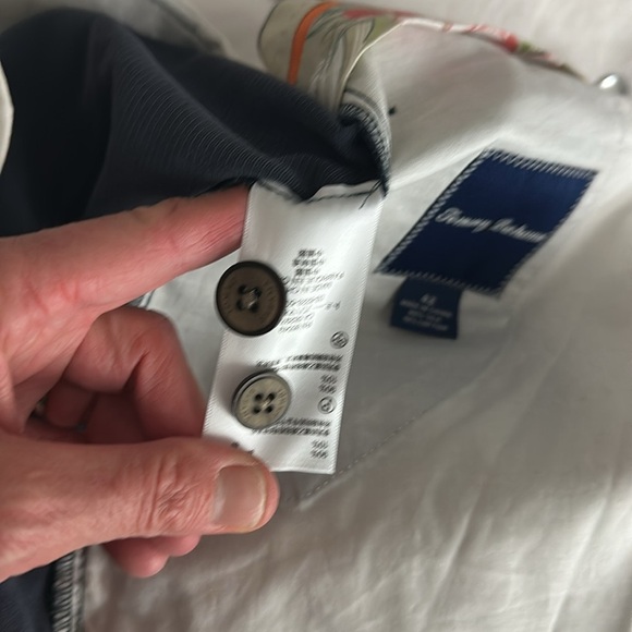 Tommy Bahama Blue Flat Front Silk St. Thomas Short Abbey Shorts 42 NWT - Picture 8 of 8